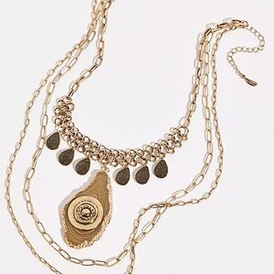 Free people Alaska layered necklace